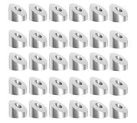 Katnetoly 30 Pezzi di Rondelle Smussate In Acciaio Inossidabile da 1/4 Pollici con Angolo di 30 Gradi per Ringhiere per Cavi da Ponte da 1/8 Pollici A 3/16 Pollici T316 di Marino