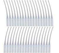 Katnetoly 300 Punte Adesive Compatibili per CA, Applicatore di Precisione In Plastica per Erogare Micro-Punte Adesive per Colla In Bottiglia