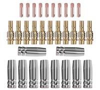 Katnetoly 30PZ 15AK Consumabili per Torcia per Macchina MIG Torcia Ugello per Gas Porta Punta per Saldatrice MIG