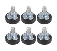 Katnetoly 32 Pezzi Livellatori per Mobili Regolabili con Filettatura M6 Piedini per Sedie Piedini per Mobili Regolabili Livellatori per Gambe Durevoli Facile da Installare Facile da Usare