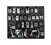 Katnetoly 32PZ Accessori per Macchine da Cucire Kit Piedino per Rammendo Un Punto Invisibile Lavorato Un Maglia Adatto per La Maggior Parte delle Marche di Macchine da Cucire