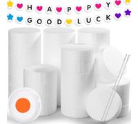 Katnetoly 36 Cerchi in Schiuma Artigianale con e Ago, Dischi Rotondi in Schiuma da 3 Pollici, Cerchi in Polistirolo per Amicizia DIY