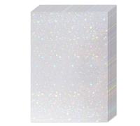 Katnetoly 36 Fogli di Carta Adesiva Olografica, Fogli Laminati Olografici, Fogli In Vinile Trasparente, 11,7 X 8,3 Pollici ()