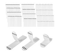 Katnetoly 36 Paia (72 Pezzi) di Strisce per Appendere Quadri, 3 Dimensioni di Ganci per Quadri, Adesivo Resistente e Facile da Appendere per Cornici e Decorazioni da Parete