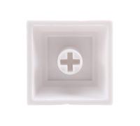 Katnetoly 37 PZ PBT Keycap DSA 1U Keycaps per Cherry MX Keycap Set Personalizzato per Tastiera Meccanica da Gioco Keybord, Bianca