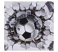 Katnetoly 3D Decorazione Murale della Stanza dei Ragazzi della Decalcomania di Calcio della Decalcomania di Calcio di Arte del PVC 'Autoadesivo di Calcio
