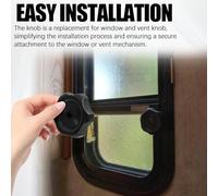 Katnetoly 3pz Manopola di Chiusura Finestra con Vite Manopola di Chiusura Finestra Accessori per RV
