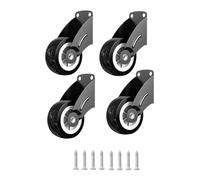 Katnetoly 4-Pack 2 Pollici Anti-Sag Ruote per Cancelli, Supporto Inferiore Della Porta con Rulli per Riparare Porte In Legno Che