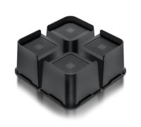 Katnetoly 4 Pezzi 4 Pollici Telaio per Letto con Aumento di Altezza Regolabile per Mobili, Divano, Tavolo e Gambe per Sedie