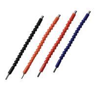 Katnetoly 4 Pezzi Cacciavite Superbit Flessibile con Prolunga Flessibile per Punte per Trapano In Plastica e Acciaio, Come Mostrato.