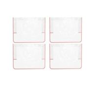 Katnetoly 4 Pezzi Copertura per Sedia da Salone Coprisedie Protettori per Sedie da Salone e per Ufficio, Colore Rosa