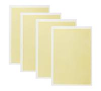 Katnetoly 4 Pezzi di Carta per Marcatura per Incisione, Carta Bianca per Oscuramento, Carta per Test di A per Incisione per Ceramica, Vetro, Metallo