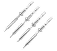 Katnetoly 4 Pezzi di Ricambio per Mini Punte per Saldatore A Matita per Micro-Saldatore Pinecil, Strumento Penna per Saldatura Portatile PTS200/TS100