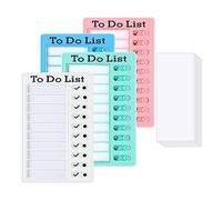 Katnetoly 4 Pezzi Lavagna Cancellabile A Secco Tabella Delle Faccende Lavagna con 10 Fogli Cancellabili A Secco