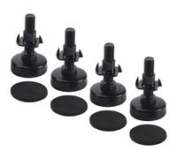 Katnetoly 4 Pezzi Livellatori per Mobili Piedini di Livellamento per Mobili Pesanti Livellatori per Gambe Regolabili per Armadi, Tavoli, Sedie, Alzata