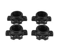 Katnetoly 4 Pezzi Manubri Bar Dado Bilancieri Vite Morsetto Manubri Sollevamento Pesi Attrezzature per Il Fitness Accessori