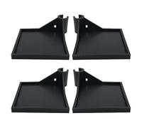 Katnetoly 4 Pezzi Mensola Angolare per da Coltivazione, Accessori per da Coltivazione da 16 mm, Mensole per da Coltivazione per Posizionare La Telecamera Igrometro Nera