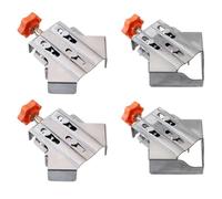 Katnetoly 4 Pezzi Morsetto Ad Angolo Retto 90 Gradi Morsetto Ad Angolo Posizionamento Morsetti Ad Angolo Retto Supporto per Pannello per Utensile da Falegname per la Lavorazione del Legno