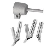 Katnetoly 4 Pezzi/Set Ugelli per Saldatura A Velocità Rotonda e Triangolare da 8 Mm, Ugelli per Saldatura Ad Aria Calda con Torcia, Aste In Plastica