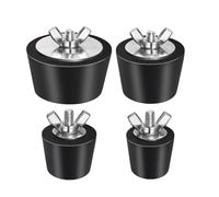 Katnetoly 4 Pezzi Tappi Invernali In Gomma per Piscine da 25 mm, 32 mm, 38 mm e 51 mm, Tappi per L'Inverno Piscina, Tappo per Getto Ritorno Piscina per Piscine Interrate e Fuori Terra