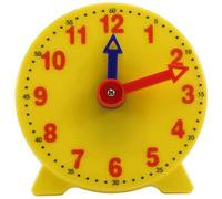 Katnetoly 4 Pollici Student Learning Orologio nel Tempo Strumenti Modello Gear Clock 12/24 Ore Scuola di Apprendimento