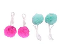 Katnetoly 4 PON PON per Pattini A Rotelle da e Ragazza, PON PON da Legare Principessa B