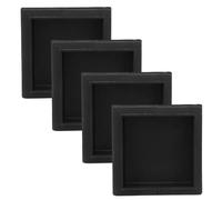 Katnetoly 4 pz tubo quadrato di Plastica viene inserito nel tappo spina 50 mm 2 pollici