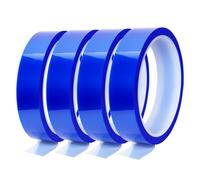 Katnetoly 4 Rotoli di Nastro Termico per Sublimazione 20 mm X 33 M per Pressa A Caldo Nastro Resistente al per Adesivo A Sublimazione Resistente al