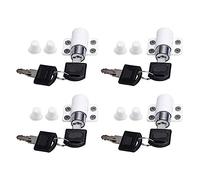 Katnetoly 4 Serrature di Sicurezza per Bambini Sicurezza Domestica Serratura A Prova di Bambino Bianco