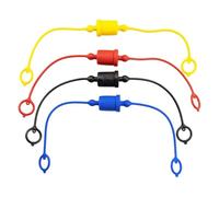 Katnetoly 4 Set di Tappi Antipolvere e Femmina per Attacco Rapido Idraulico, Cappucci/Tappi Antipolvere In Gomma (ISO-A 3/8 Pollici)