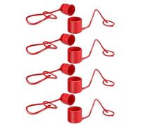 Katnetoly 4 Set di Tappi Antipolvere per Giunti Idraulici da 1/2 Pollici e Tappi Antipolvere Idraulici per Impieghi Gravosi per Giunti Idraulici