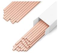 Katnetoly 40 Bastoncini di Bacchette per Brasatura In al 15%, Bacchette Piatte per Saldatura In Rame Fosfato per HVAC, Condizionatori D'Aria, Lega per Brasatura Saldante 25 Cm