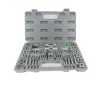 Katnetoly 40 In 1 Set di Maschi e Filiere M3- Kit di Utensili per Filettatura di con Filettatura In Lega di Acciaio Utensili Meccanici Professionali Femmina