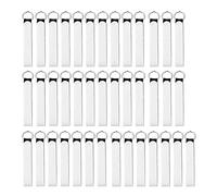 Katnetoly 40 PCS Sublimazione Blanks Neoprene Wristlet Keychain Fai-da-Te con Cordino da Polso Vuoto