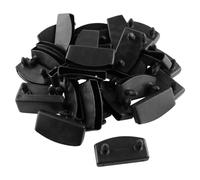 Katnetoly 40 Pezzi 57X9mm Supporti per Tappi Terminali per Doghe In Plastica, Connettori In Plastica, Pezzi di Ricambio per Mobili, Accessori per Fissare e Fissare le Doghe In Legno