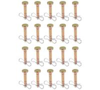 Katnetoly 40 Pezzi Perni di Sicurezza e Coppiglie 738-04124 e 714-04040 di Sicurezza e Coppiglie di Ricambio per Farfallino