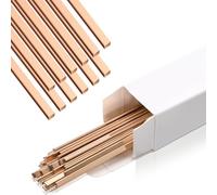 Katnetoly 40 Rod Rame Lega Brasatura Saldatura Piatta Industriale Adatto per Condizionatore D'Aria Frigorifero Celle Frigorifere HVAC