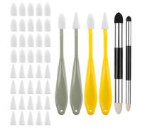 Katnetoly 46 Pezzi Art Blending Stump Sketch Drawing Tools, Strumenti per Disegno A Doppia Testa Art Blender Pencil Sketch Scraper Tools per La Miscelazione