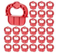 Katnetoly 48 Pezzi Dima per Tavola da Ponte 1/4 di Pollice Anelli Distanziatori per Tavola da Ponte Distanziatore per Tavola Composita Trattata A Pressione Strumento per Pavimentazione