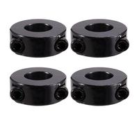 Katnetoly 4PCS Doppio Collare A Doppia Divisione con Vite Testa Stile Set di Collari Assiali A Doppia Divisione Diametro Interno 20 * 40 * 15mm