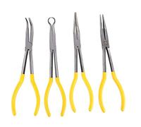 Katnetoly 4pcs Pinze Per Naso Extra Lunghe Da 11 Pollici Set Utensili Manuali Per Attrezzi Meccanici Con Punta Arrotondata