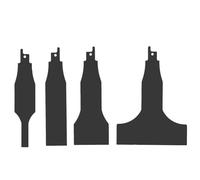 Katnetoly 4pcs Reciprocamente Segatura A Sciabola Segatura A Parete Elettrica per la Pulizia del Pavimento del Cemento