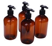 Katnetoly 4Pz Flacone Da 500 Ml Pompa Trucco Bagno Liquido Bottiglia di Shampoo Dispenser Da Viaggio Contenitore per Gel Doccia un Sapone