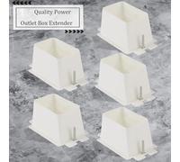 Katnetoly 5 Estensori per Scatola di Derivazione -2 con 10, Estensore per Scatola di Derivazione Singola Estensore per Scatola di Derivazione Estensore per Scatola Elettrica