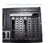 Katnetoly 5 Pezzi Copertura Slot PCI Filtro Antipolvere Scheda di Chiusura Ventola di Raffreddamento Filtro Antipolvere Ventilazione per Case del Computer PC Durevole Facile da Usare, con Foro