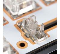 Katnetoly 5 Pezzi di Stabilizzatori per Tastiera Meccanica PCB Mount, Trasparenti con Piastra Placcata in Adatti per Tastiere Meccaniche con Stabilizzatori PCB-Mount V2.