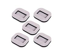 Katnetoly 5 Pezzi Fermaruota per Mobili, Tappo per Letto, Adatto un Tutti I Tipi di Mobili su Ruote (Beige)