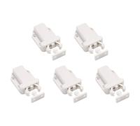 Katnetoly 5 Pezzi Serratura per Mobili, Serratura A Scatto con Funzione di Apertura A Pressione per Guardaroba