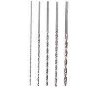Katnetoly 5 Pz Extra Lungo 150Mm HSS Twist Drill 2Mm 3Mm 3.5Mm 4Mm 5Mm Straigth Shank Coclea Legno Metallo Strumenti di Perforazione Punta del Trapano