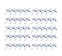 Katnetoly 50 Bulloni A Levetta da 1/8 di Pollice per Cartongesso, Kit di Ancoraggi per Cartongesso per Impieghi Gravosi, Kit di Ancoraggi e per Cartongesso per Soffitto